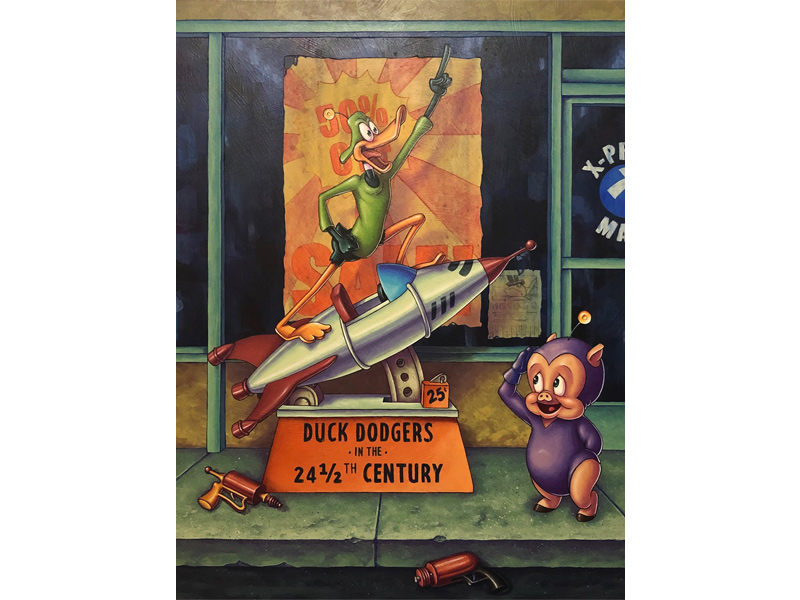 Playing Spaceman Daffy
